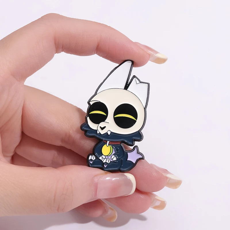 Lustiges Baby König das Eulen haus Brosche Emaille Pin Cartoon Anime Rolle Revers Pin Jacke Dekor Abzeichen Zubehör Modeschmuck Geschenk