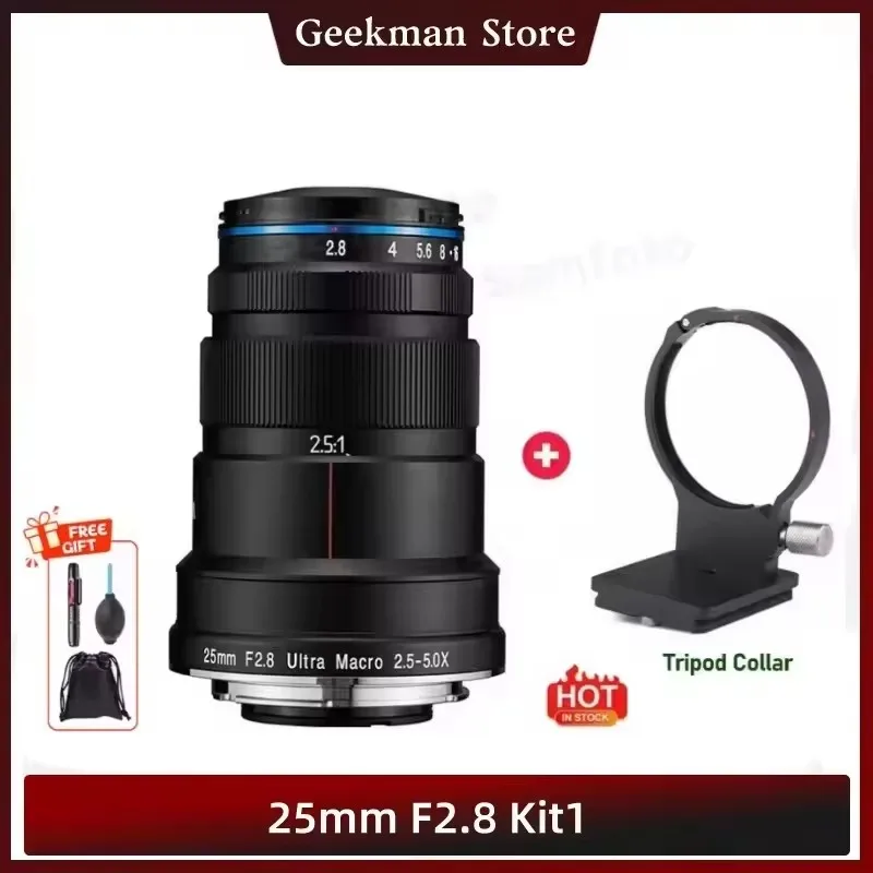 Laowa 25mm f/2.8 Ultra Macro Lens for Sony E, Canon RF, Nikon Z