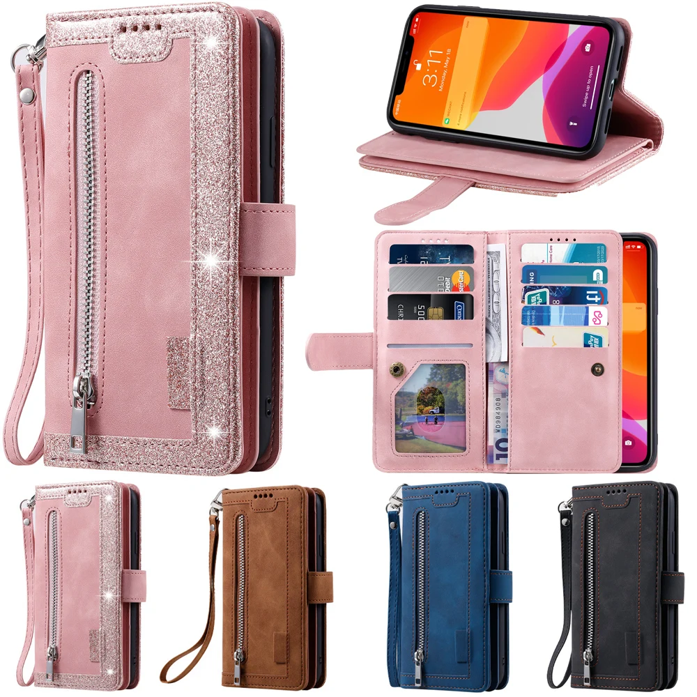 for OPPO A54 A94 A74 A72 A73 A53 A93 A55 A16 A53S A72N A15 A15S 4G 5G Case Cover coque Flip Wallet Mobile Phone Cases Sunjolly