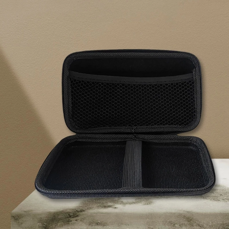 EVA Storage Bag Black Lightweight for An-bernic RG40XXV Handheld Game Console Waterproof and Shock Resistant Protections