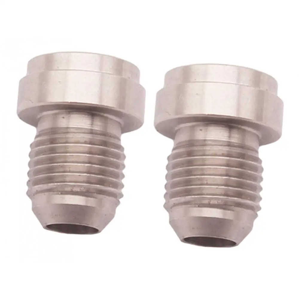 Weld Bung Size AN6 -6AN Car Fittings Adaptor-Stainless Steel - 1 Pair