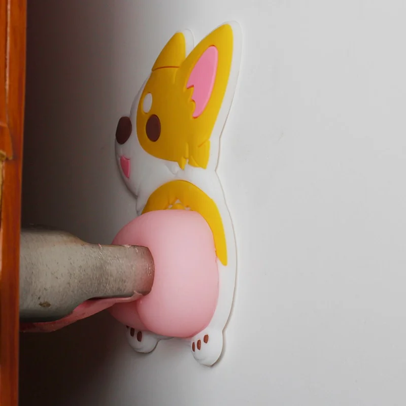 1Pair 3D Animal Wall Stickers Car Sticker Car Door Collision Avoidance Cute Butt Body Anti-scratch Home Decor Anti-collision