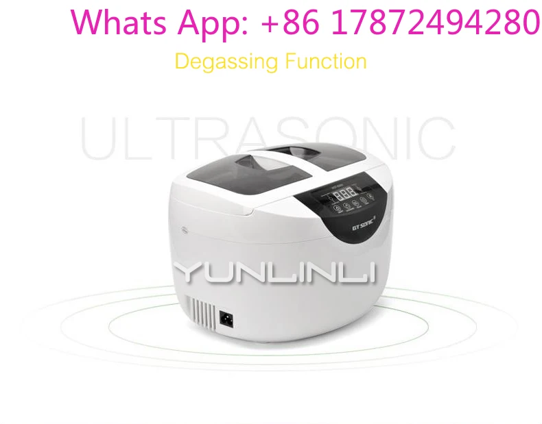 Ultrasonic Cleaner 2500ml Mini Ultrasonic Washing Unit Glasses/Watch/Feeder Ultrasonic Cleaning Machine