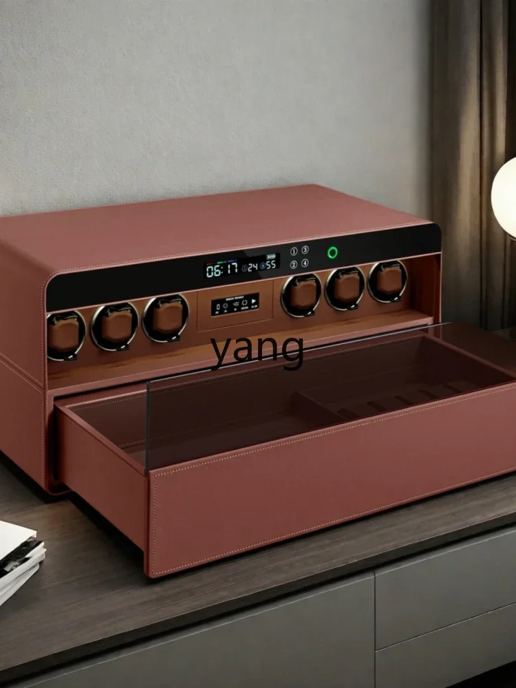 LTT ,automatic mechanical watch household smart meter turner storage box safe small anti-theft