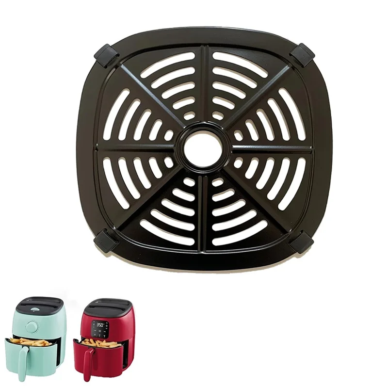 A42F Air Fryer Grill Crisper Tray For Dash 2.6QT Tasti-Crisp Digital Air Fryer With Air Fryer Rubber Feet