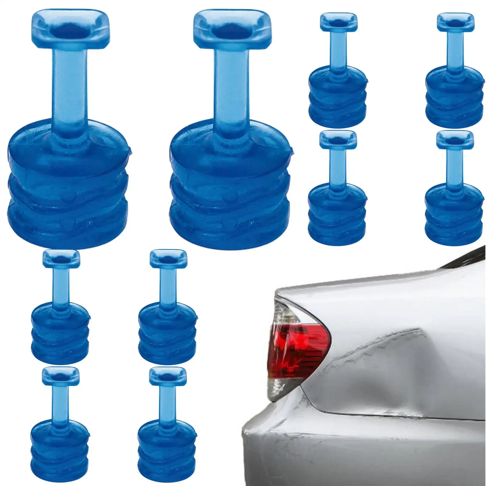 

10pcs Glue Tabs Dent Removal Tools Car Dent Repair Car Dent Removal Tool Auto Paintless Dent Repair Glue Tabs For Car Body
