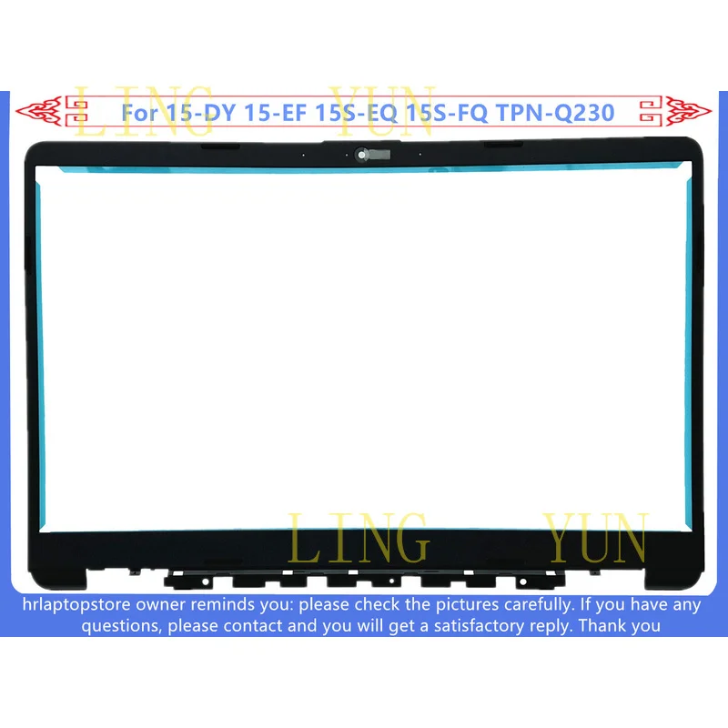 Z   New For HP 15S-EQ 15S-FQ 15-EF 15-DY TPN-Q230 Frames LCD Bezel Cover L63608-001