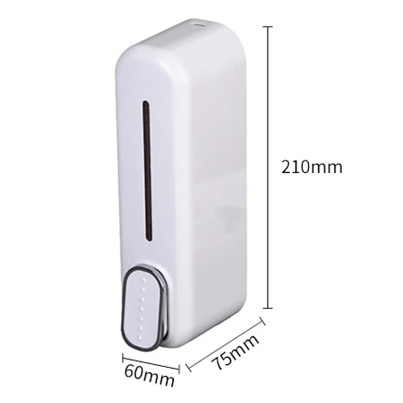 N84R Soap Container Shampoo Bath Box Manually Press Wall-Mounted Soap Dispenser