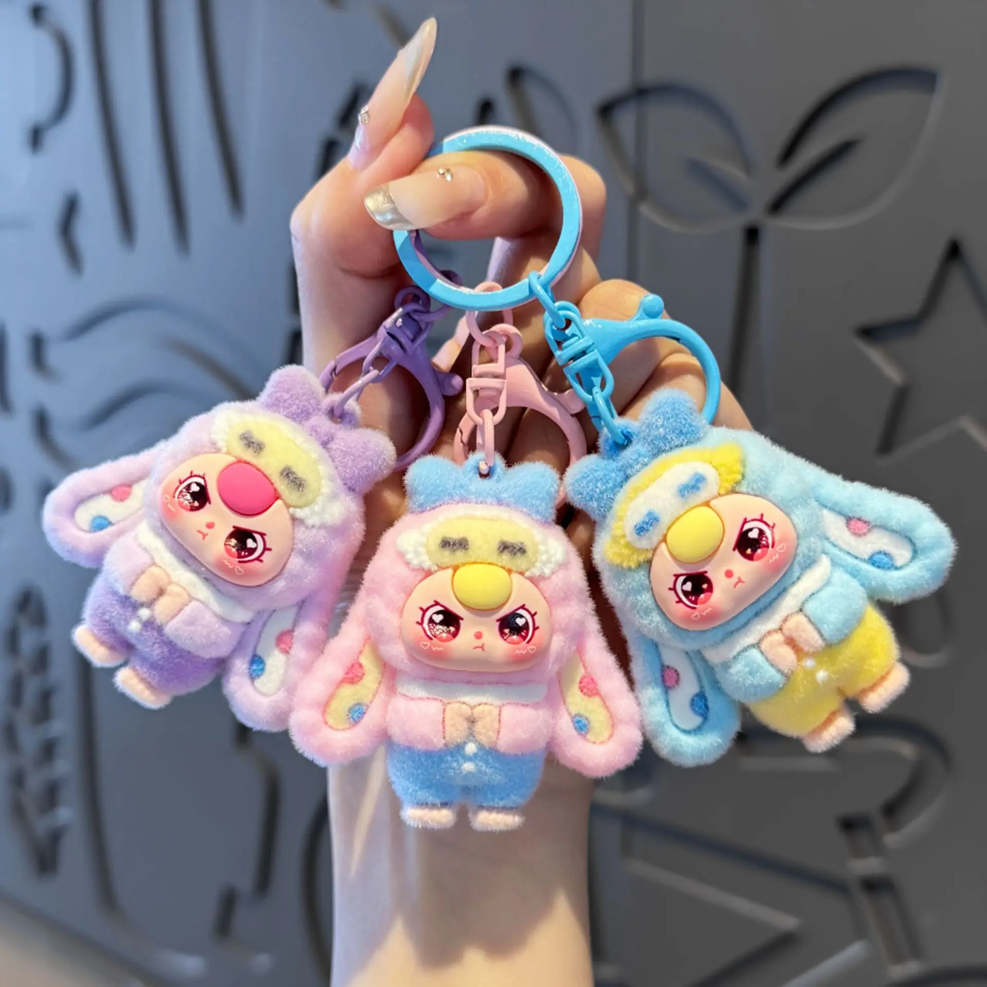 

Милый ребенок три брелока рюкзак кулон брелок аксессуары Kawaii эстетический брелок сувениры для вечеринок подарки на Рождество новинка