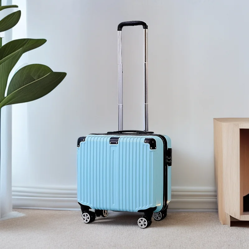 حقيبة سفر محمولة ذات سعة كبيرة مقاس 18 بوصة، حقيبة سفر ABS عصرية وبسيطة ومريحة، سهلة التسجيل في أمتعة السفر #2