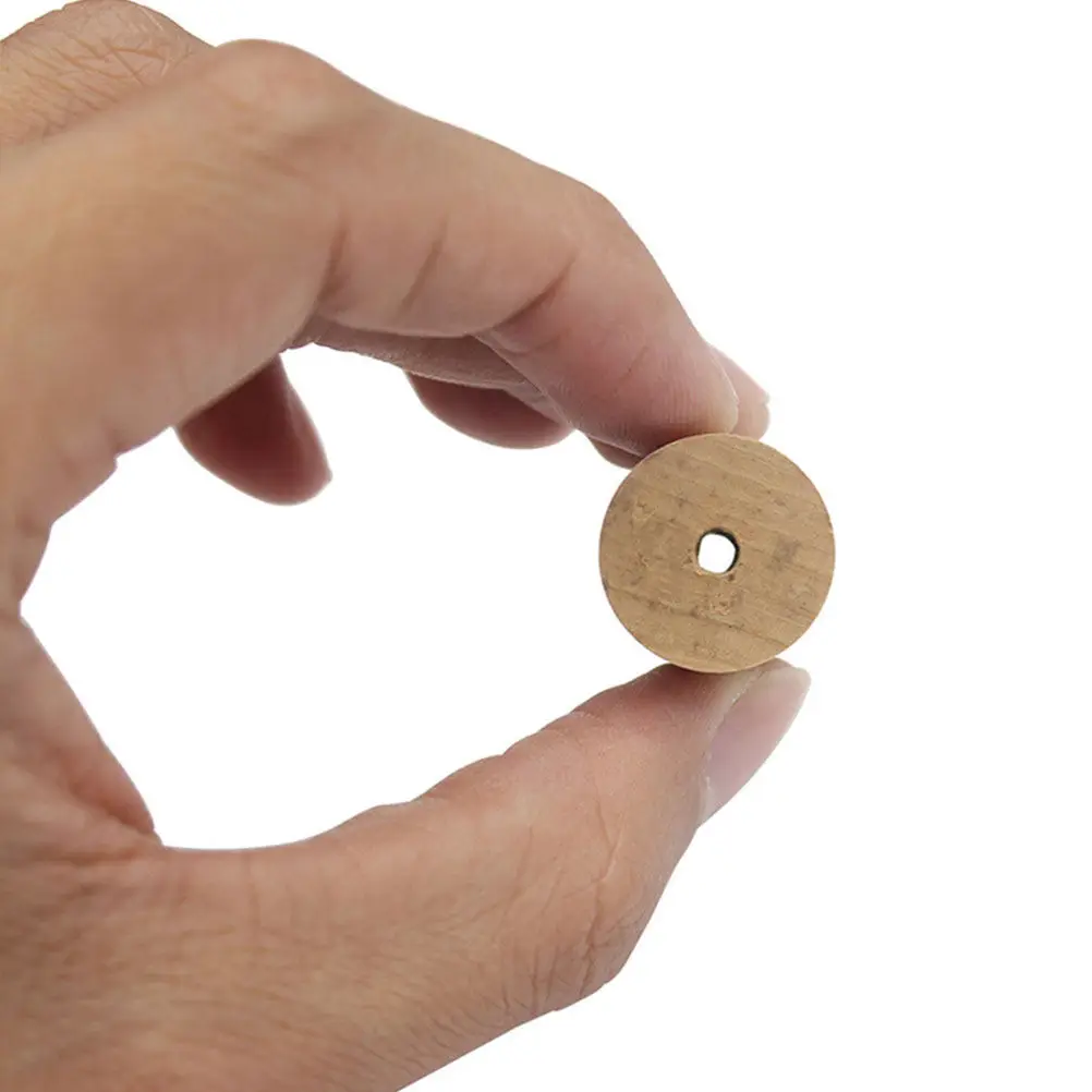 6Pcs Cork Plugs for Flute High-Density Natural Cork Fit All Standard Flutes Leak-Proof Joint Seal Flute Maintenance Kit Supplies