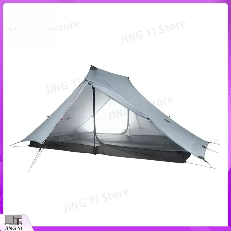 3F UL GEAR LanShan 2 Pro Ultralight Camping Tent 2 Person 3 Season Backpacking Tent Waterproof Silicon Coated 20D Nylon Tent