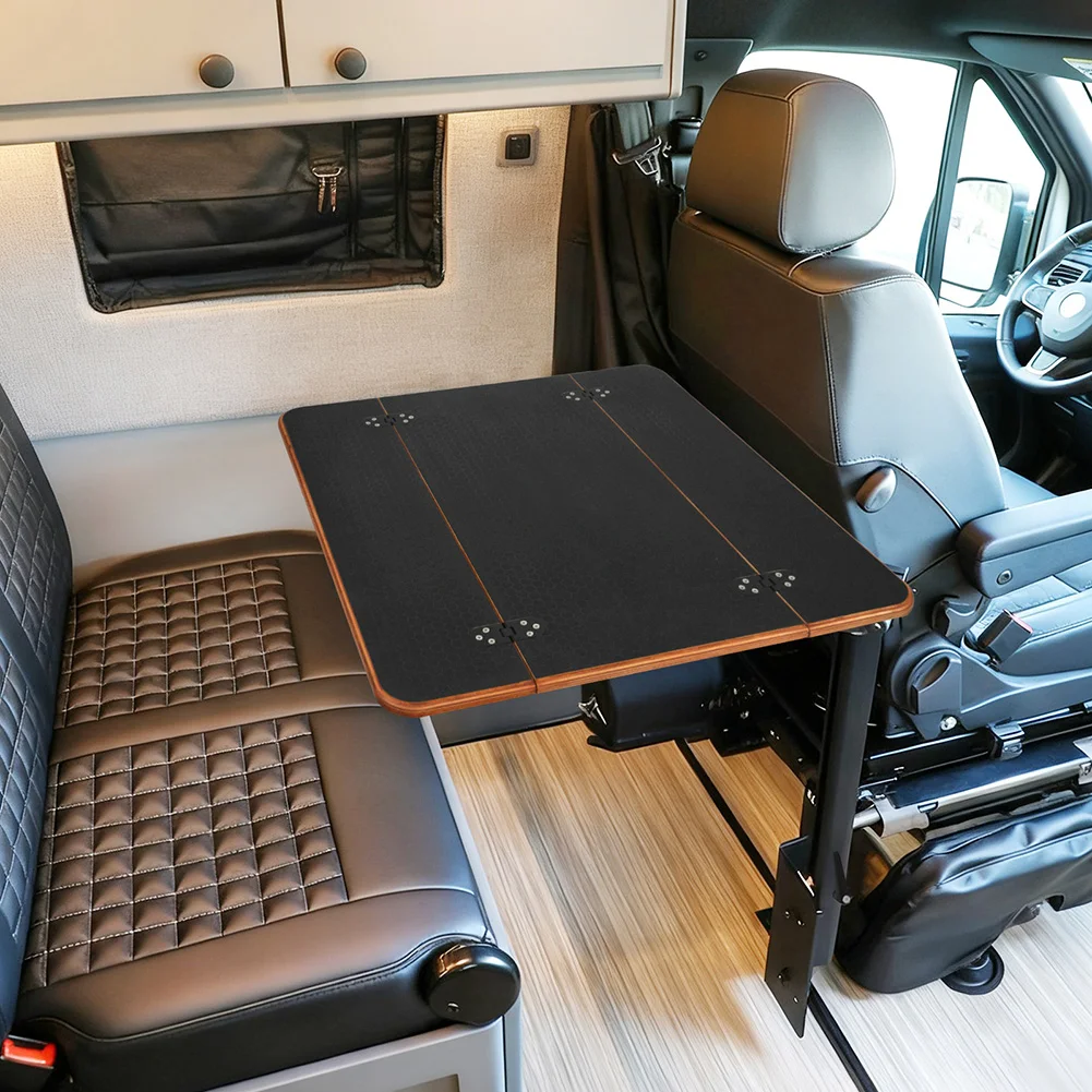 

22.8 In*23.4 In Laminate Folding Tabletop RV Table Top Wood Fit Rotation Table Large Heavy Duty Holder Desk Trunk Dining Table