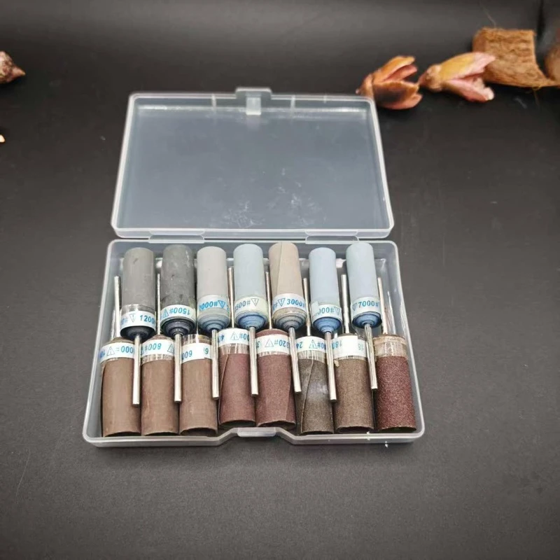 2.35mm Shank Sandpaper Stick - Mirror Polishing Grinding Rod, Accessory for Electric Rotary Tools