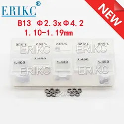 B13 Fuel Injection Nozzle Washer Sealing Steel Ring Size 1.10 MM-1.19 MM Diesel Injector Adjusting Shims for