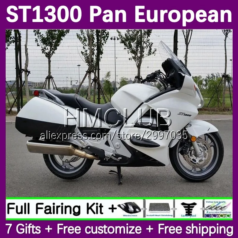 Fairing For HONDA Pan European STX1300 ST1300 ST-1300 CC 30No.32 white stock ST 1300 02 03 04 05 06 07 08 09 10 11 12 13 14 15