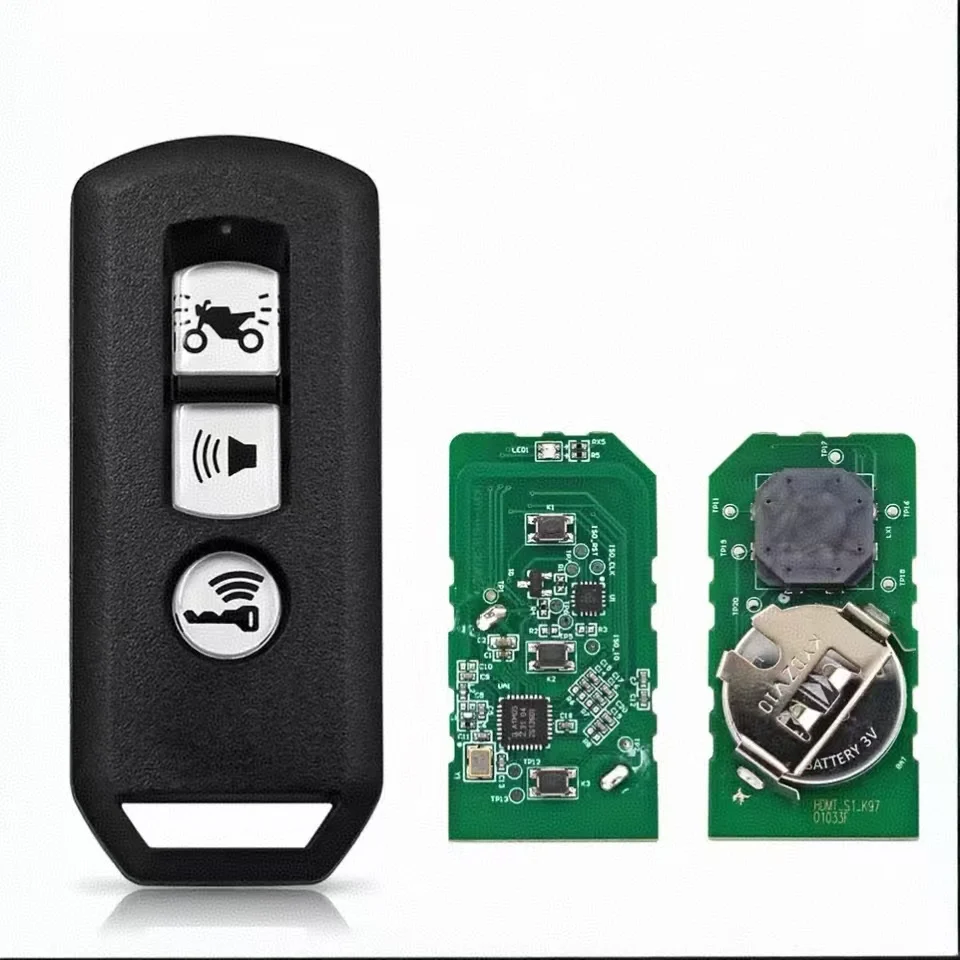 JINGXIN key KOR for Honda Motorcycle Scooter 35111-K0R-V01/V02 key shell Remote Keyless Control Key 3Buttons Car key