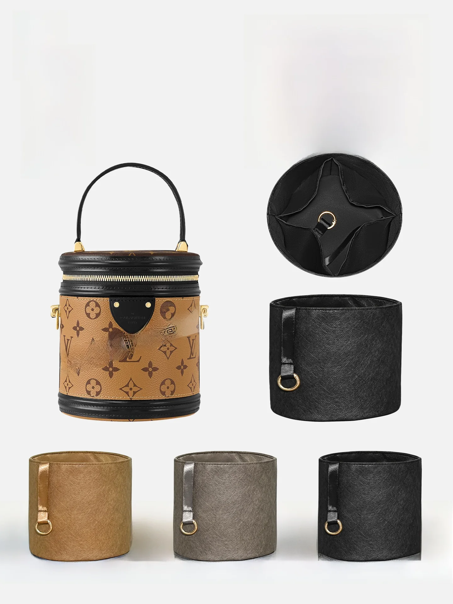 

Легкая водонепроницаемая внутренняя сумка-органайзер Qiuan для сумки LV Canoe, идеально подходит для хранения мелочей