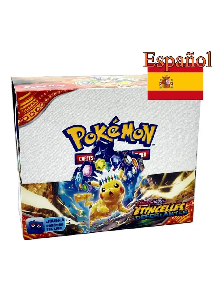 NOUVELLES Cartes Pokémon Espagnoles Evoving skies 151 FUSION STRIKE SURGING SPARKS Pokémon Anime Jeu de société Cartes de collection de combat