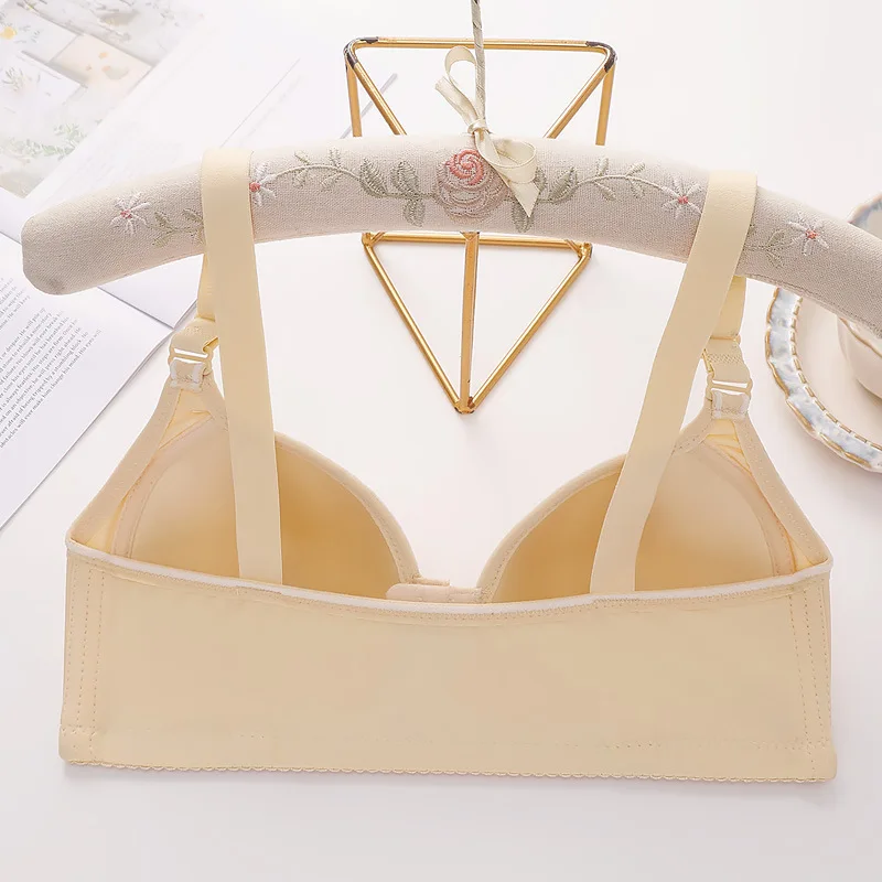 العلامة التجارية النسائية مريحة إغلاق الجبهة رقيقة الملابس الداخلية Underwire خالية جمع تنفس الصدرية الرياضية التقليدية