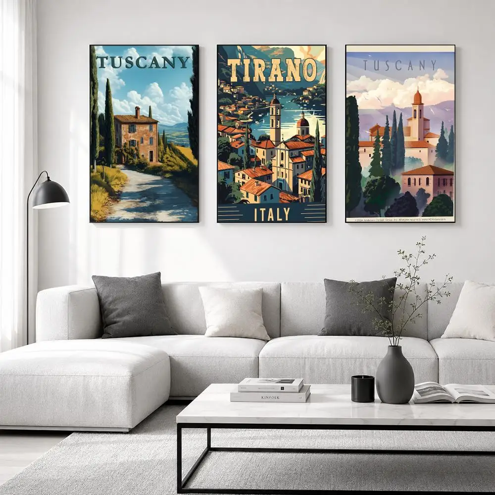 Landscape Tuscany Poster High-quality wall art posters, suitable for home offices, bedrooms, and living rooms.