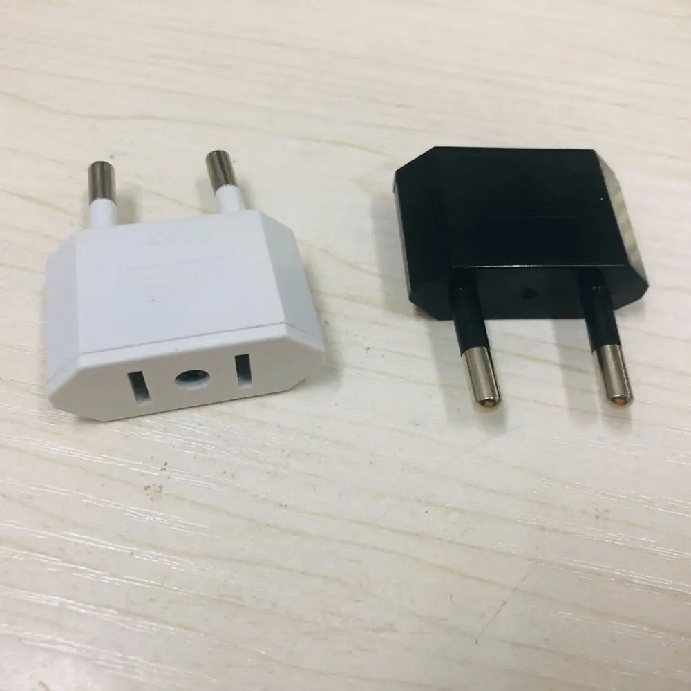 الاتحاد الأوروبي محول القابس الاتحاد الأوروبي إلى الولايات المتحدة محول الطاقة الولايات المتحدة محول القابس محول السفر المقابس الكهربائية شاحن الهاتف المحمول محول الطاقة #5