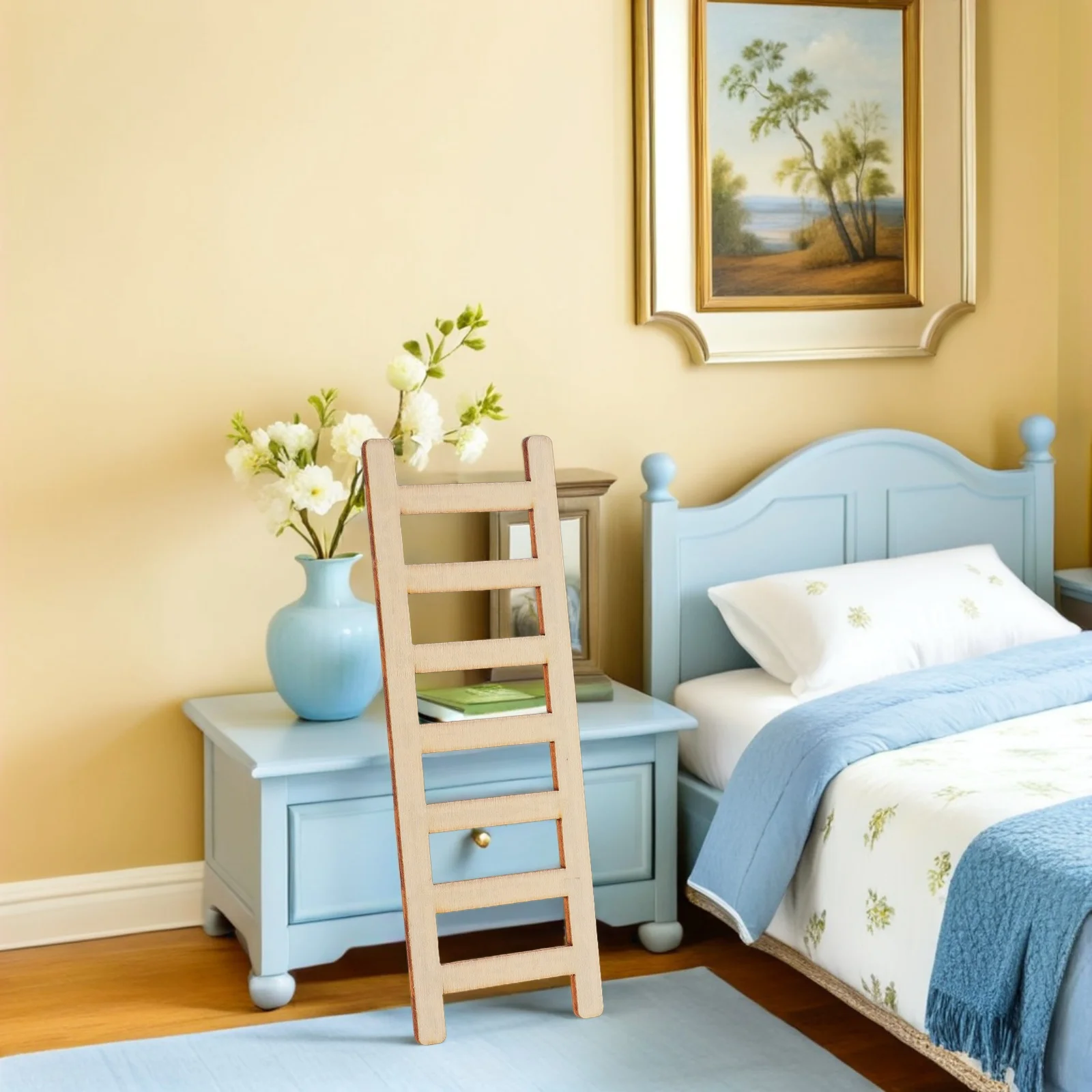 

50 Pcs Ladder Fairy Garden Accessory House Accessories Dollhouse Staircase Model Craft Furniture