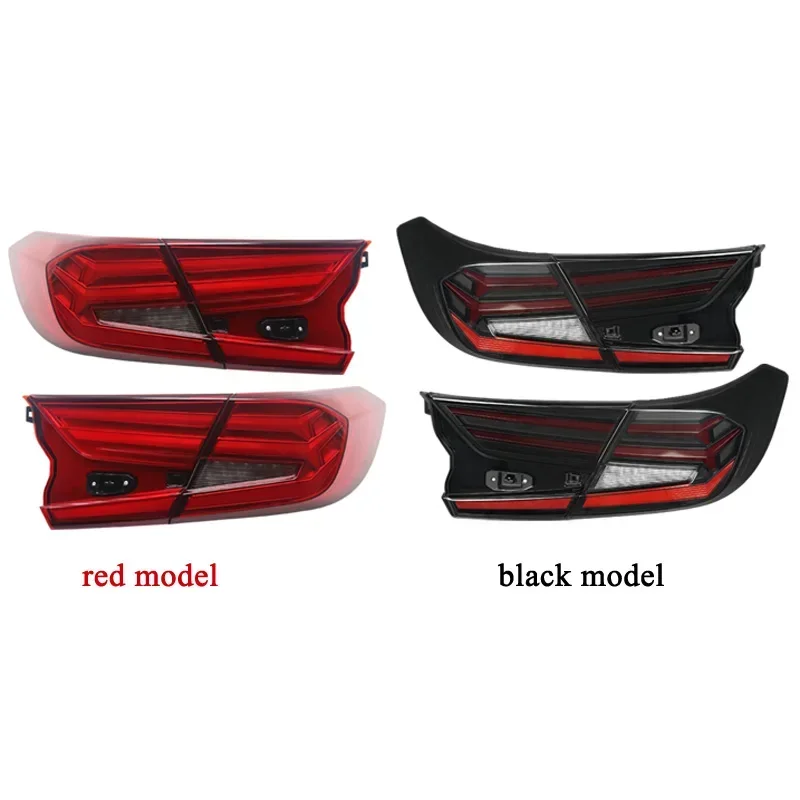 Car LED 12V Taillights For Honda Accord 2018 2019 2020 Rear Running Lamp Brake Reverse Turn Signal Waterproof Car Accessories