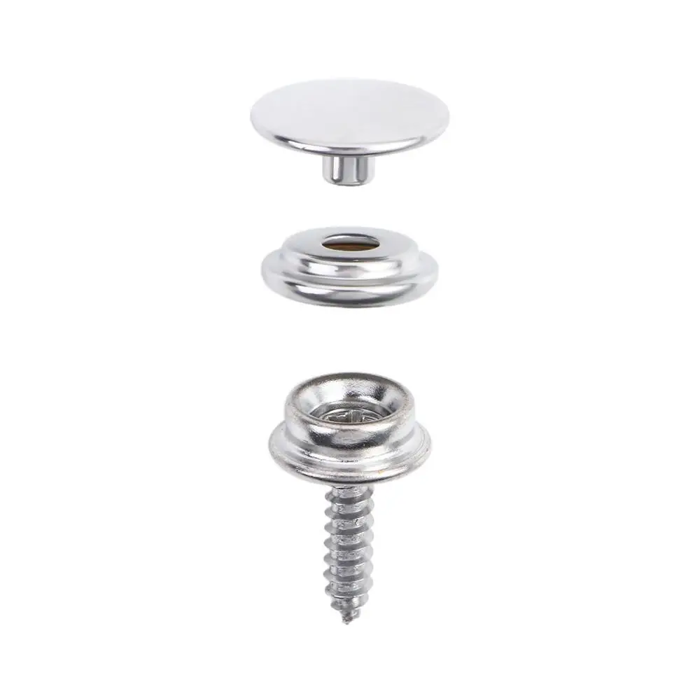 Marine Yacht Boat Car Canopy Accessories Tapping Snap Fastener Kit Sockets Buttons Canvas Cover Tools Snap Fastener Screw Kit