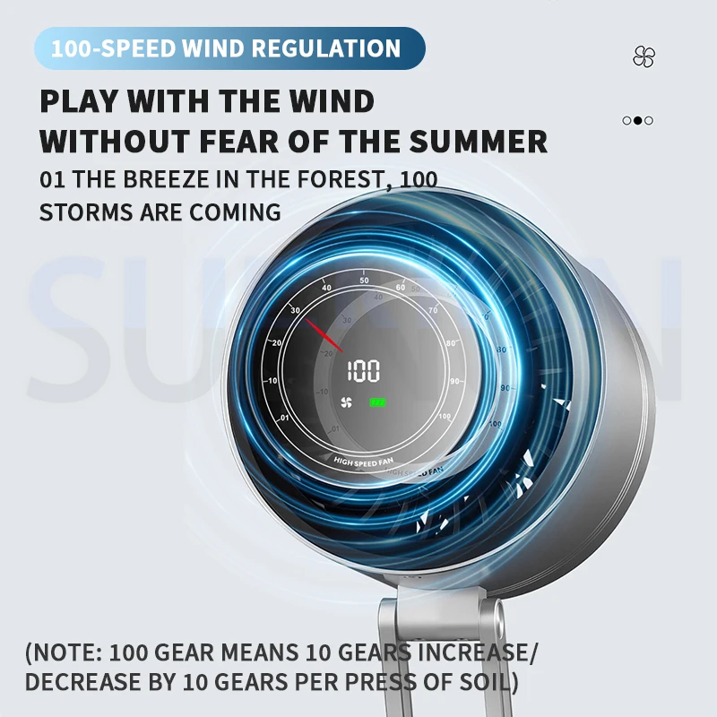 مروحة معدنية صغيرة 360 °   مروحة توربينية دوارة قابلة للطي لسطح المكتب، مروحة صغيرة محمولة قابلة لإعادة الشحن عبر USB