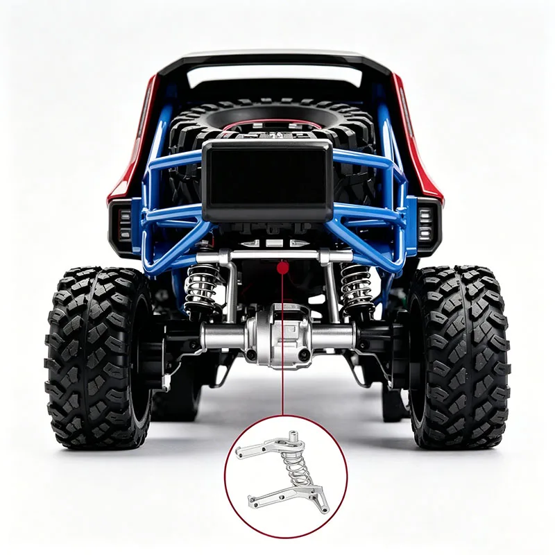 Metal Upgrade Body Shell Connectors Shock Mounts Pull Rod Transmission Shaft For MJX 1/18 HYPER Go H18P RC Car Accessories