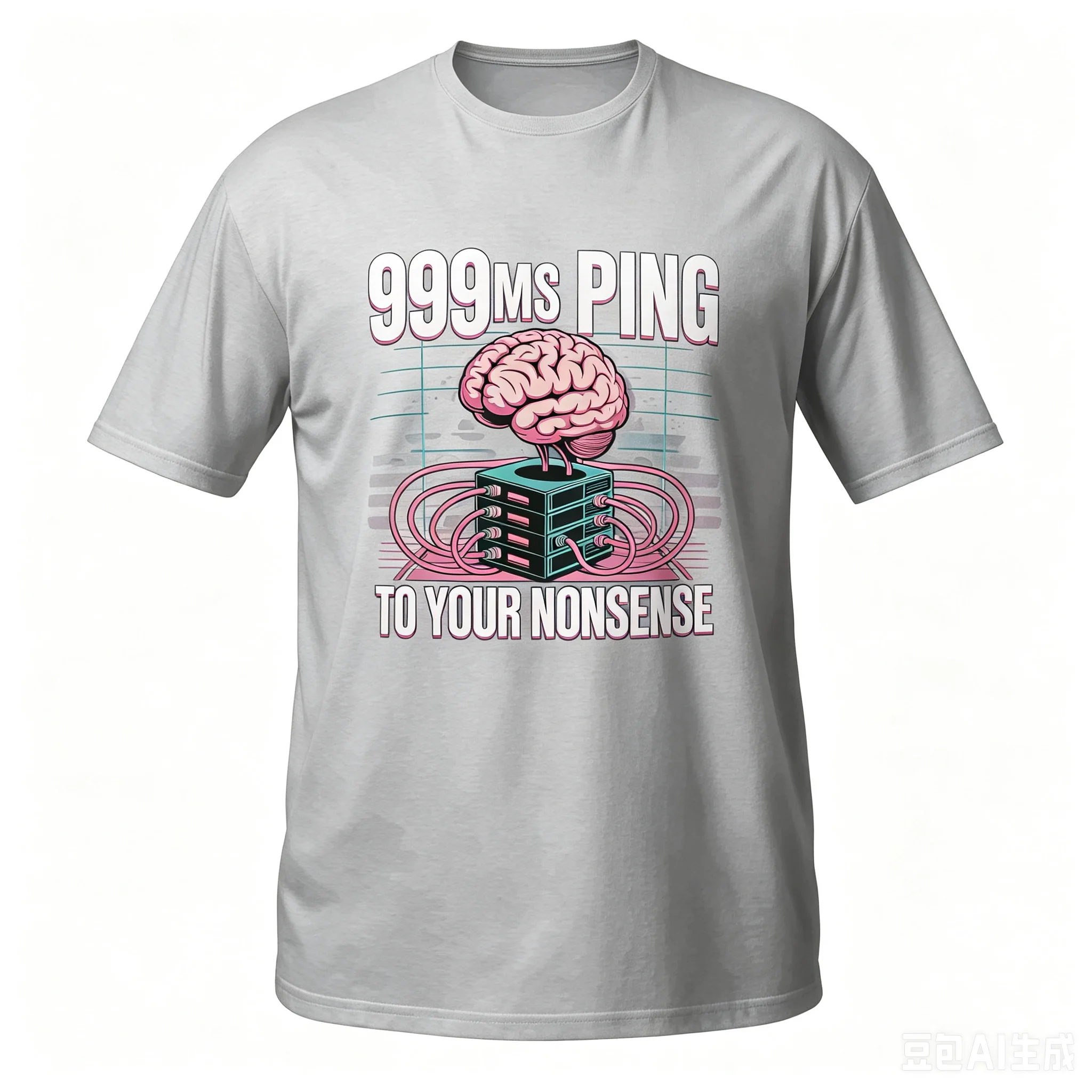 999ms Ping Gamer T-shirt – Funny High Latency Gaming Shirt 2026 Summer New Men Women Fashion Cotton Oversized T-shirt Street Y2K