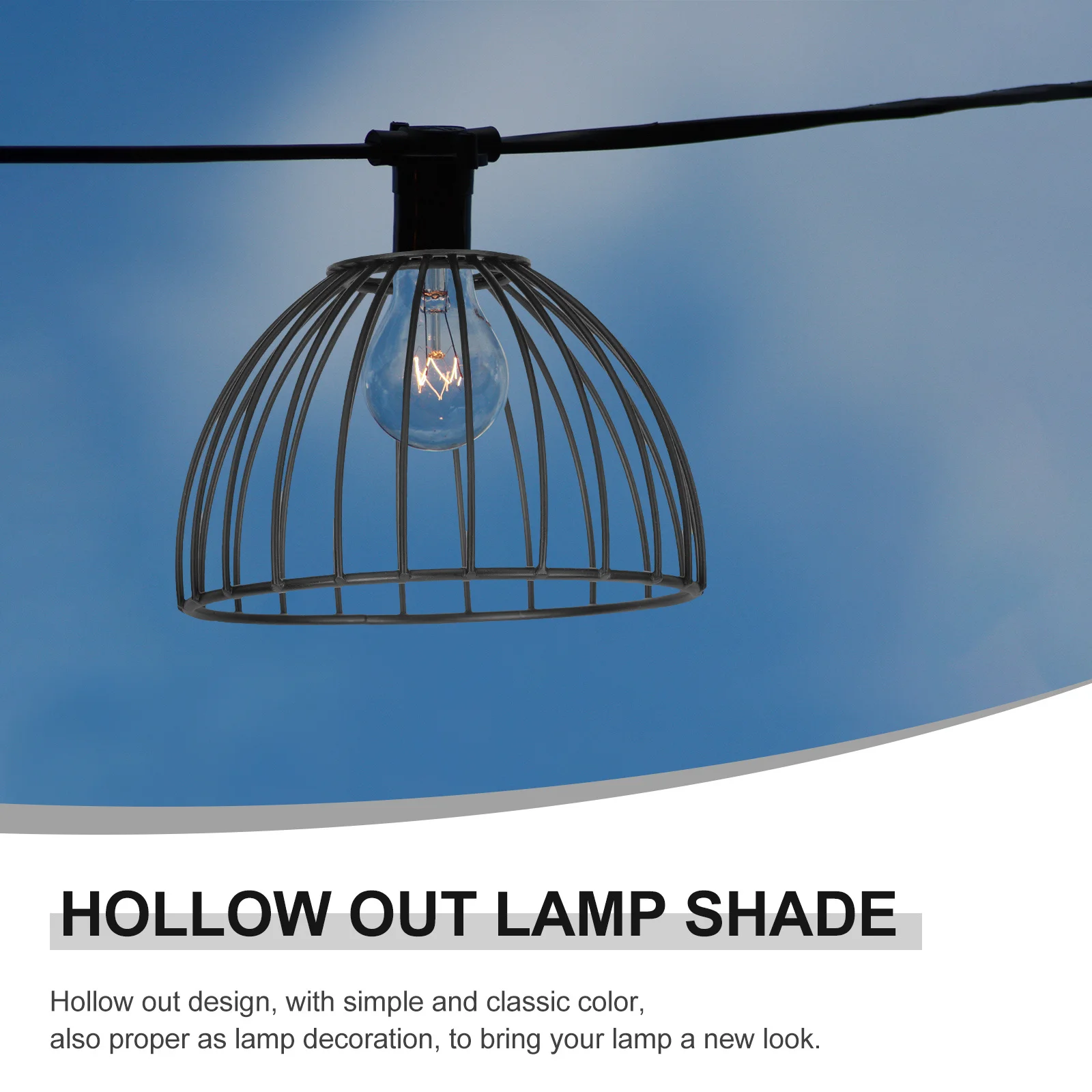 

1 шт. черный металлический абажур для люстры, сменный декоративный куполообразный плафон для подвесного светильника