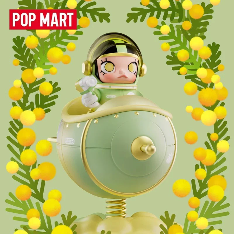 100%POPMART MEGA SPACE MOLLY 100% Blooming Series - Peony Figurine