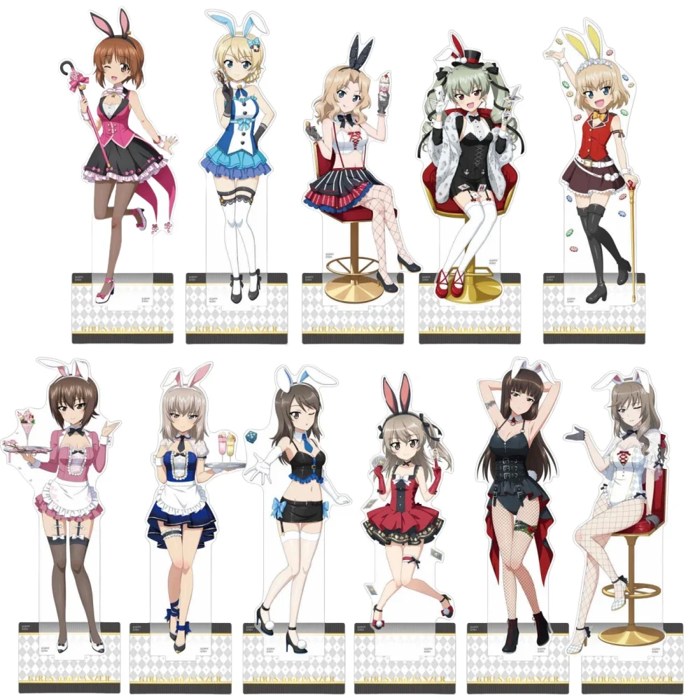 Japan Anime  Charm Anime Fans Gifts Love Live!  GIRLS und PANZER The Movie Superstar HD Figurel Acrylic stand  About 15cm