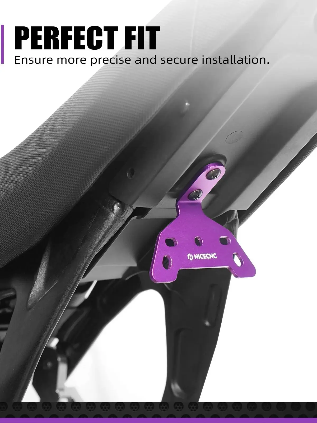 AliExpress NICECNC For Surron light bee X S L1E Tail Light Mounting Bracket Licence Plate Holder For Segway X160 X260 Electric Dirt Bike