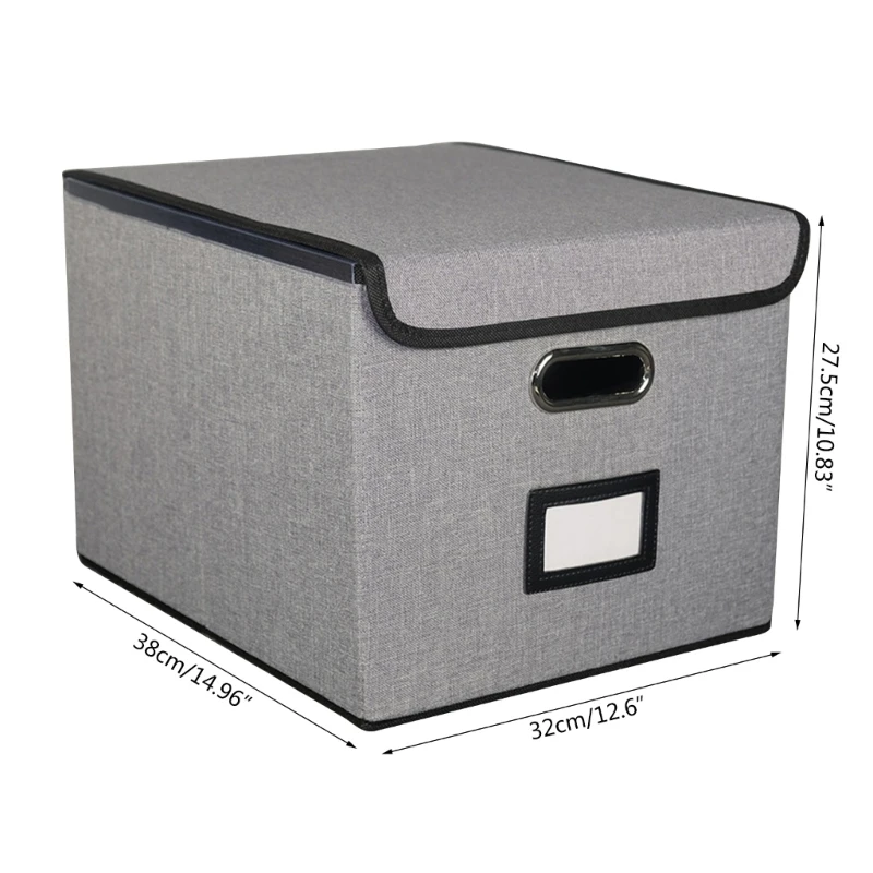 Leinen-Aktenaufbewahrungs-Organizer zum Aufhängen von Briefen/Rechtsordnern