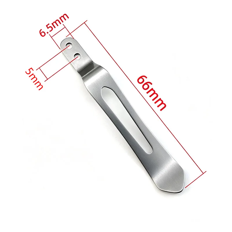 4 Colors CNC Stainless Steel Made Knife Pocket Clip Clamp for North Mountain NMB Chop2 Chop3 JellyFish Kaiken Higonokami Knives
