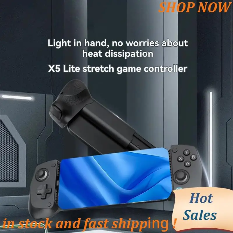 

ABVB-For Gamesir X5 Lite Mobile Gaming Controller For Android & Iphone Hall Effect Joystick Portable Gamepad