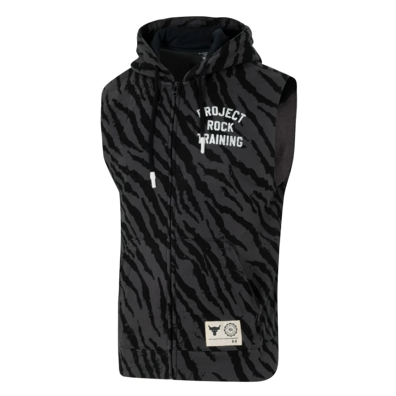 

Жилет без рукавов Underarmour)/Ua Pjt Rck Rival Pt Sl Fz Tg Мужская свободная и удобная спортивная повседневная куртка 1377444-001