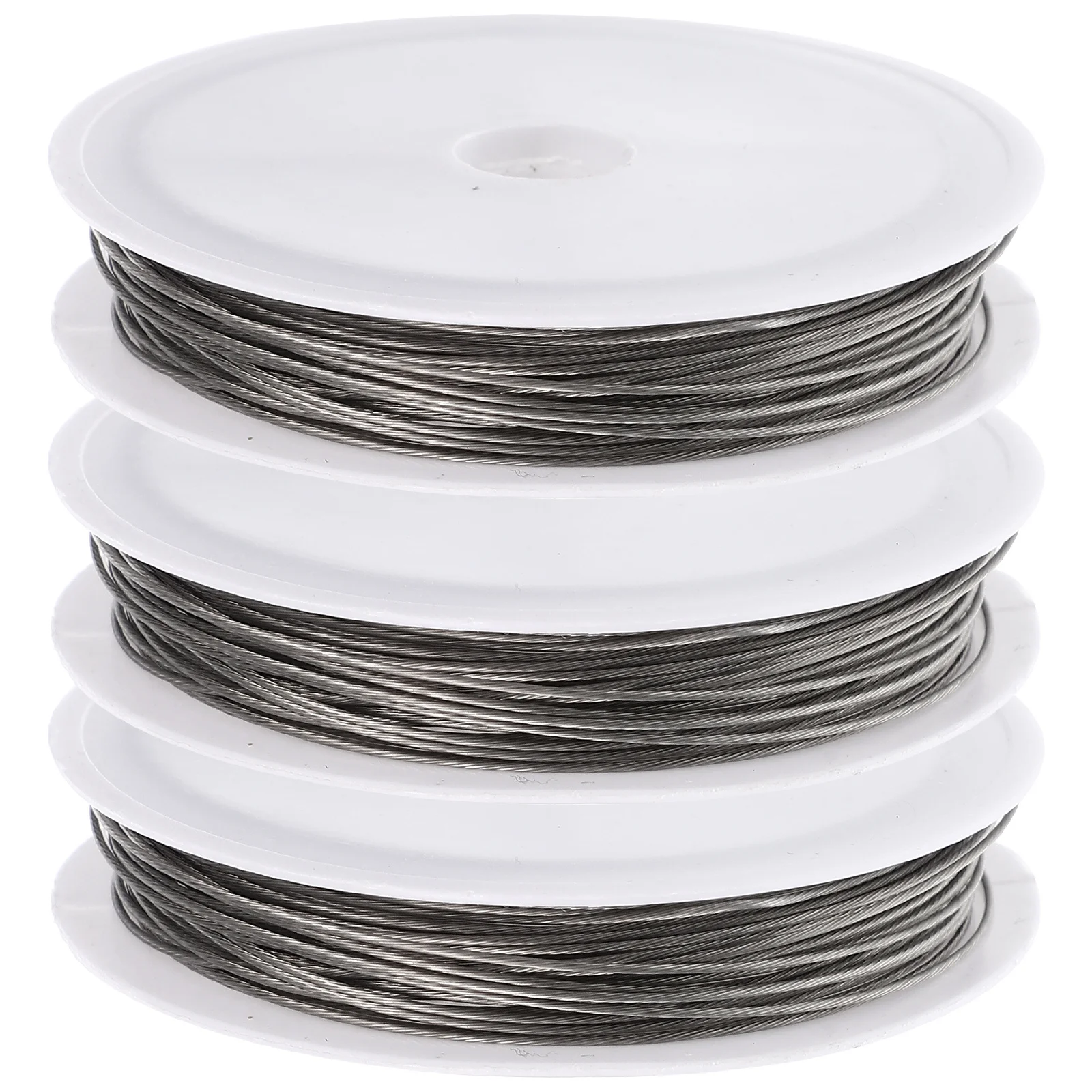 3 لفات المهنية أسلاك الفولاذ الخرز سلك متعدد الوظائف DIY بها بنفسك مجوهرات صياغة مقاومة للاهتراء مريحة المحمولة مجوهرات