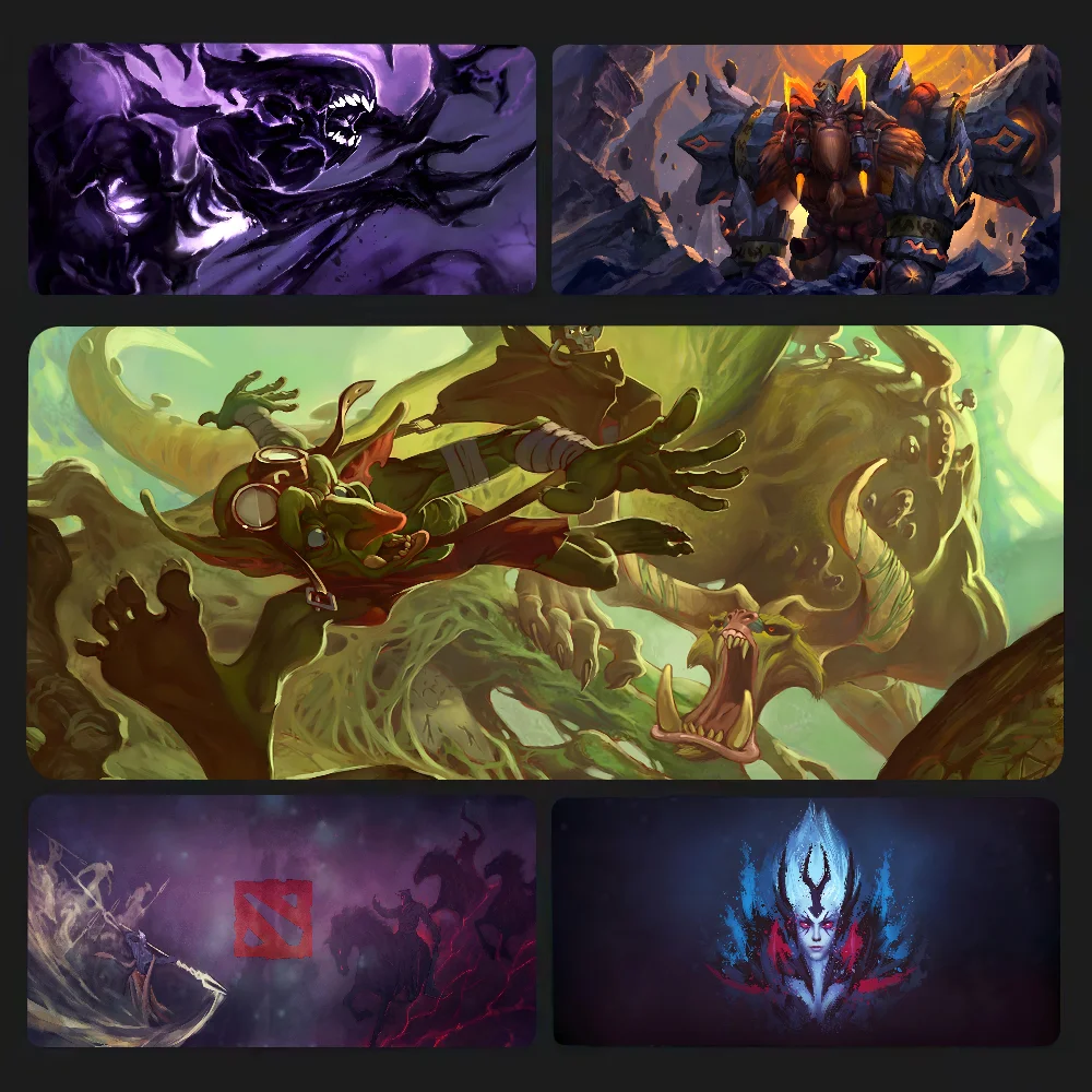 Dota 2 Anime Mousepad Mouse Mat Desk Mat With Pad Gaming Accessories Prime Gaming XXL Keyboard Pad Padding Mat