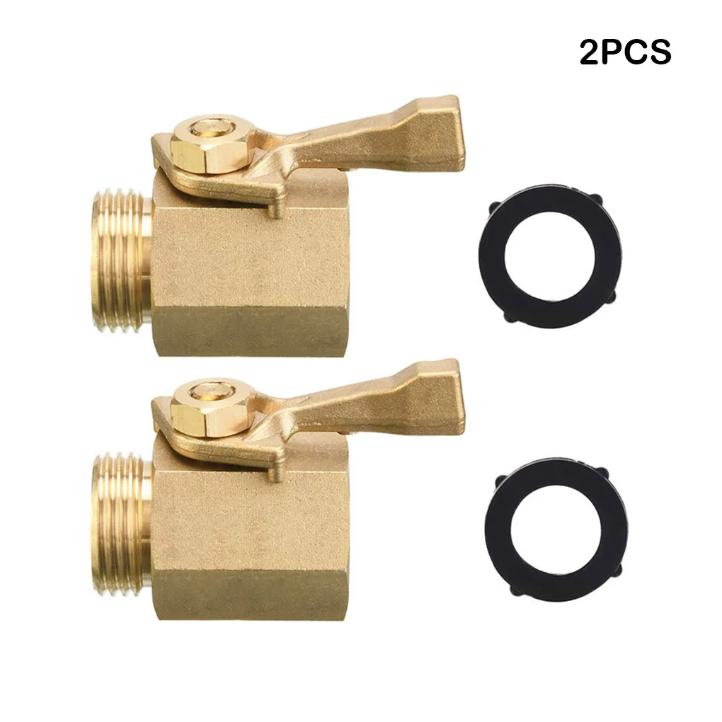 

2 Pieces 3/4 Inch Hose Valve Irrigation Shut-off Control Valves Hardware