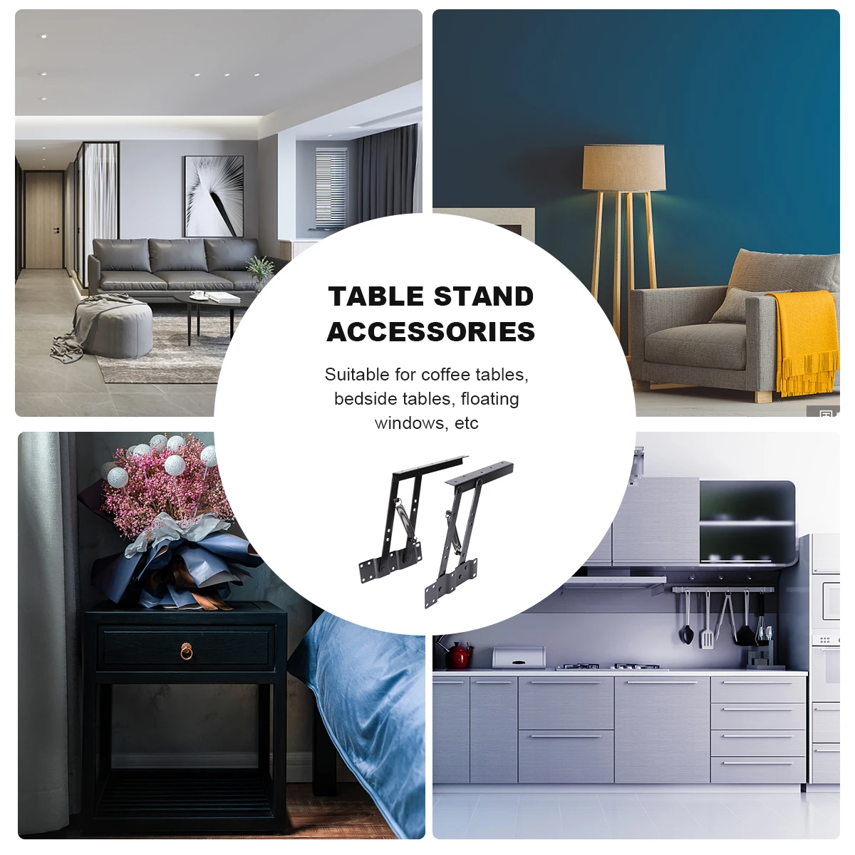 

Tea Table Lifting Rack Adjustable Bracket Coffee Furniture Stand Save Space Living Room Combination Hardware