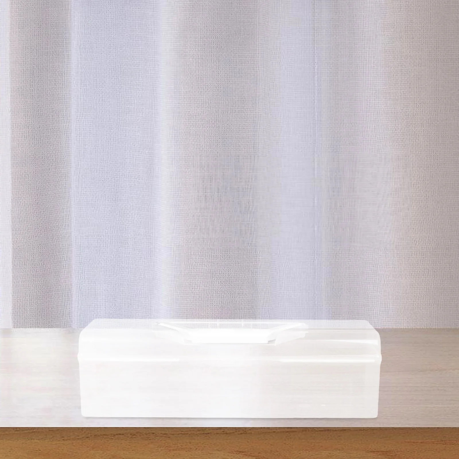 Caixa de armazenamento transparente de grande capacidade, caixa organizadora de plástico durável, recipiente portátil transparente para esportes comerciais