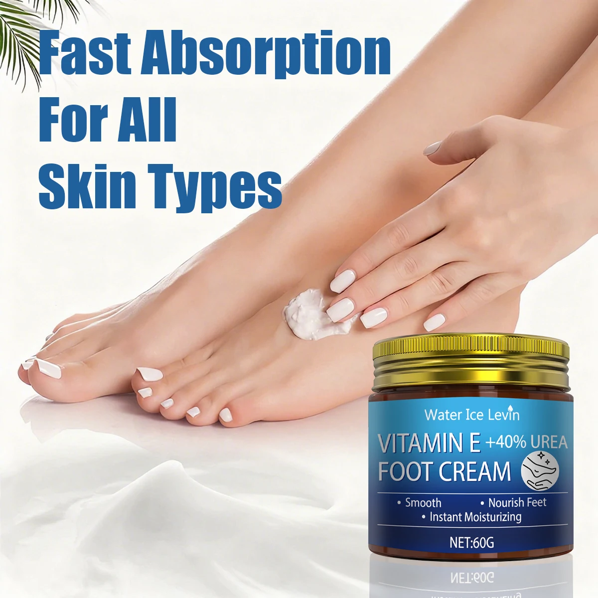 Winter Urea & Vitamin E Foot Cream - Repairs Cracked Heels, Fast-Absorbing Moisturizer for Extremely Dry Skin
