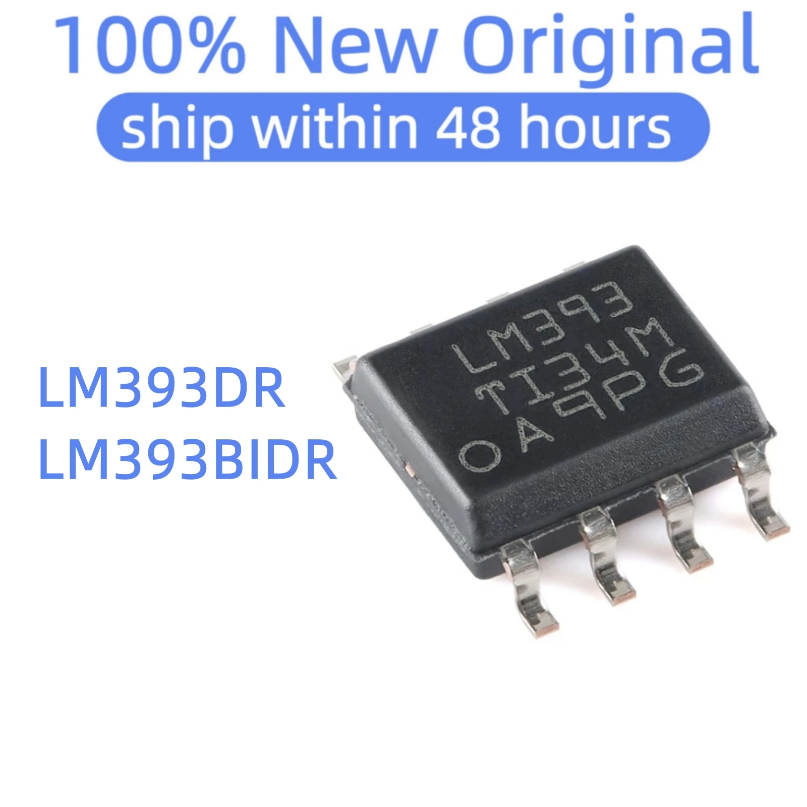 (20-100PCS)LM393DR LM393D LM393BIDR LM393BID SOIC-8 100% New original