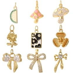 Diy Charms for Make Earrings Bracelet Necklace Lovely Foods for Jewelry Making Supplies Gold Color Dijes Excellent Quality