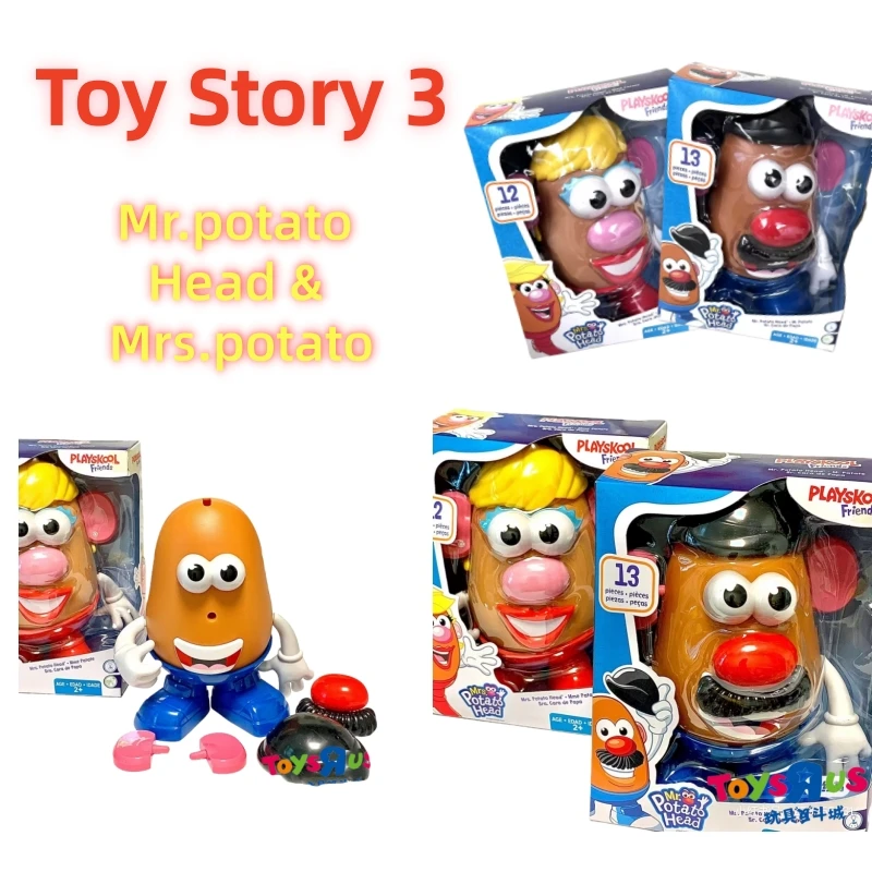 

Классическая фигурка «Мистер и миссис Картофельная голова» Disney Toy Story 3, съемная сборная игрушка, Коллекционная Ip-периферия, Рождественский подарок