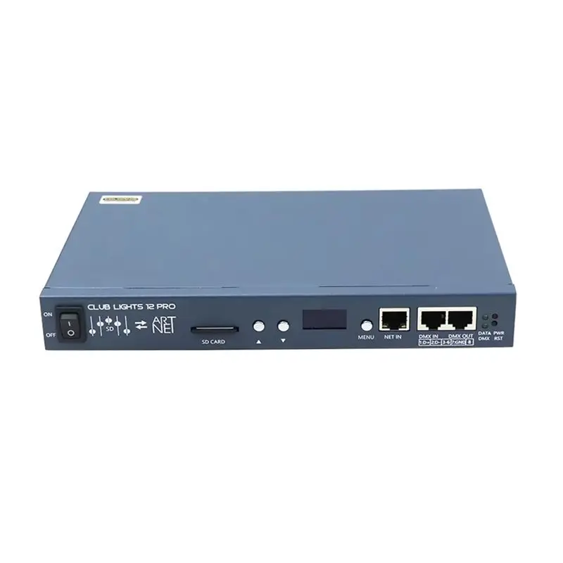 

AA81-LED Light Controller 12Port Work WS2811 WS2812 WS2815 DMX512 Forled Strip Light US Plug